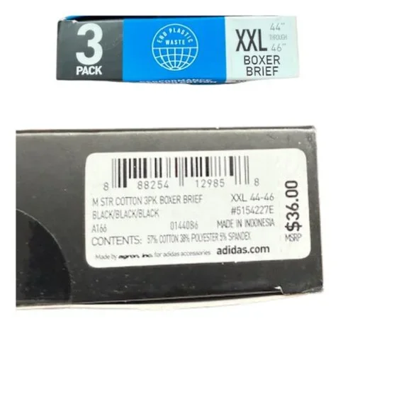 Adidas Men's Performance Boxer Briefs XXL  – NWT - Picture 3 of 3